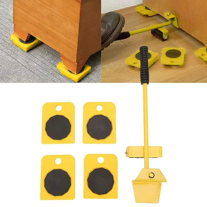 Heavy-Duty Furniture Lifter Tool Set for Easy Moving & Floor Protection