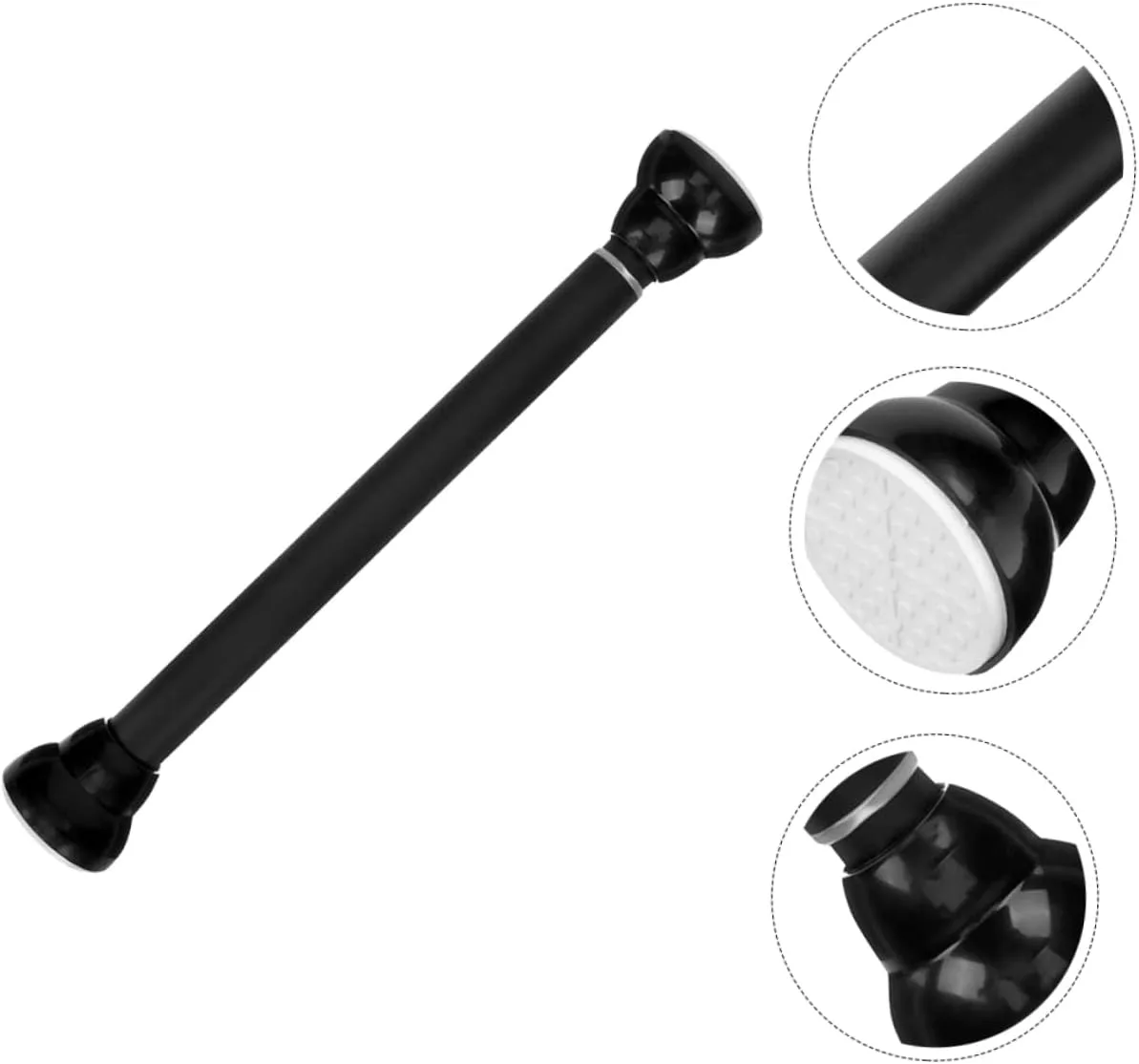 Adjustable Heavy-Duty Tension Rod – Multi-Functional Stainless Steel Expandable Pole for Curtains, Shower Stalls, and Laundry Drying